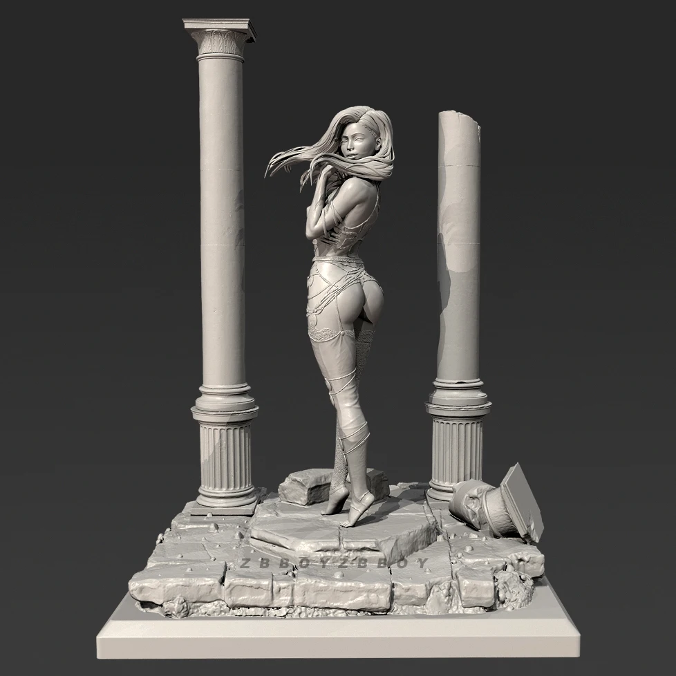 

Высота человека, 38 мм, 50 мм, 75 мм, наборы моделей из смолы, фигурка красоты, бесцветная и самостоятельная сборка (3D-печать) TD-7602/3D