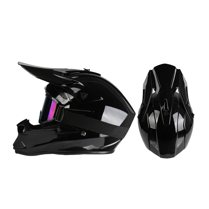 Offroad-Motorradhelm Rally Downhill Vollhelm mit Schutzbrille Geeignet für Alle Jahreszeiten für Männer Frauen und Kinder
