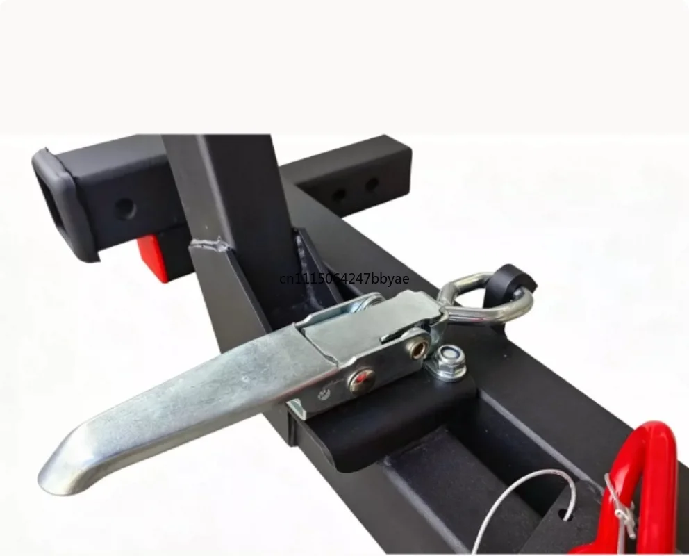 For Universal Foldable Spare Tire Carrier Bracket Square Mouth Mount Pull-out Trailer Accessory