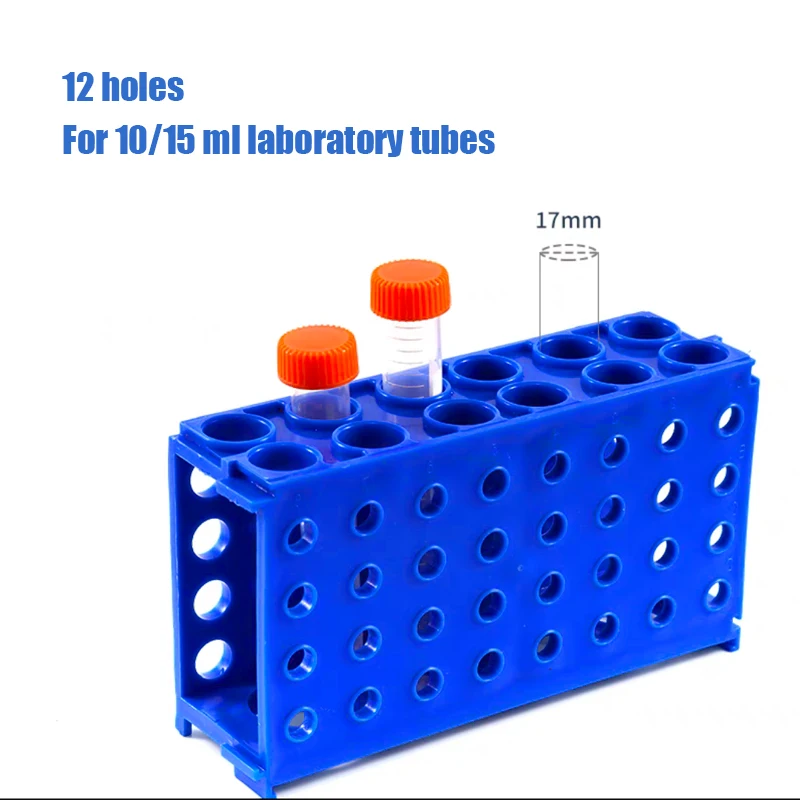 Cremalheira multifuncional plástica do tubo do centrifugador, tubo de teste do congelamento, disponível em quatro lados, 50 ml, 15 ml, 10 ml, 1.5