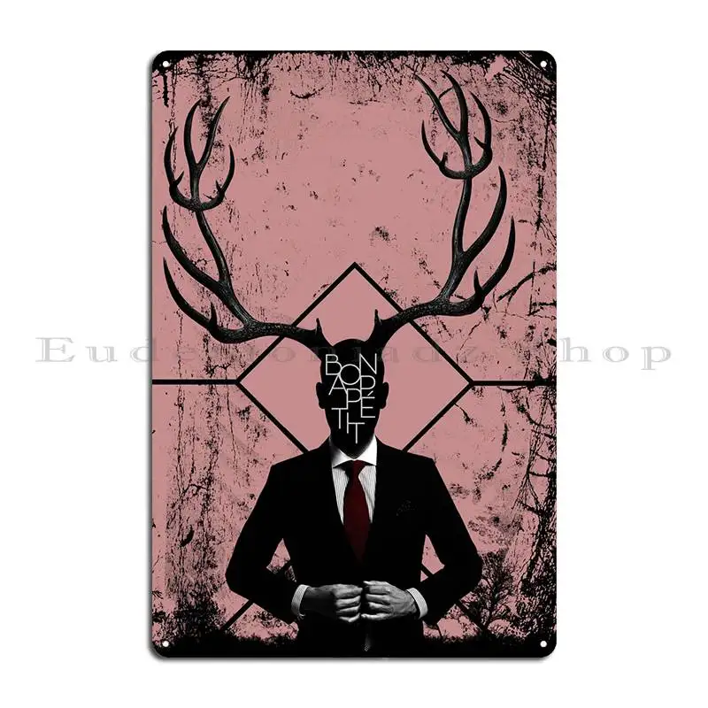 \Bon Appétit\ (Hannibal) Metal Plaque Customize Club Club Pub Living Room Tin Sign Poster