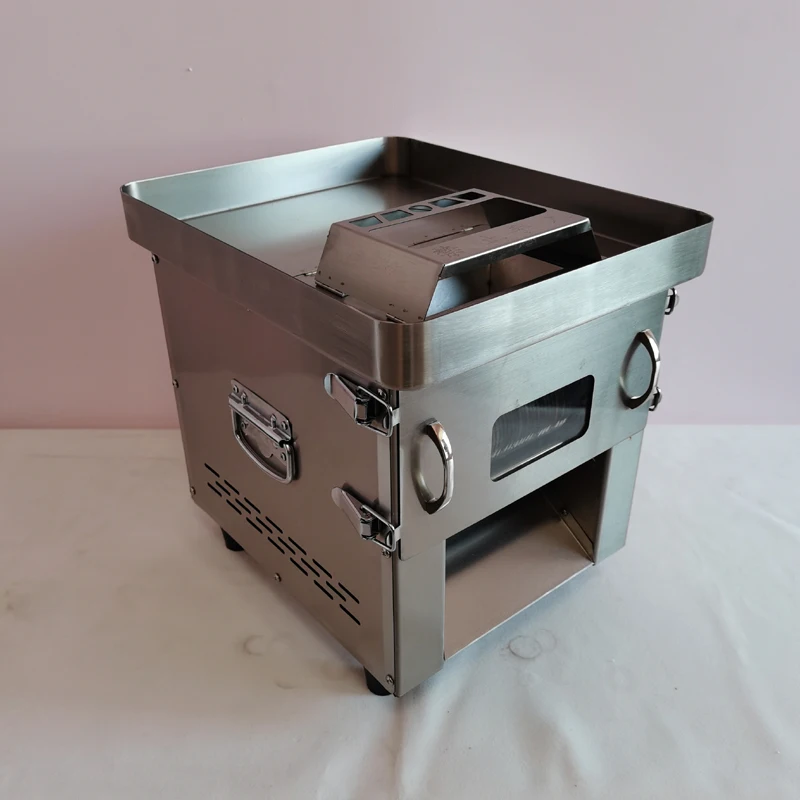 220V 1800 ワット肉スライサー商業ステンレス鋼全自動細断スライサーダイシングマシン電気野菜カッターグラインダー