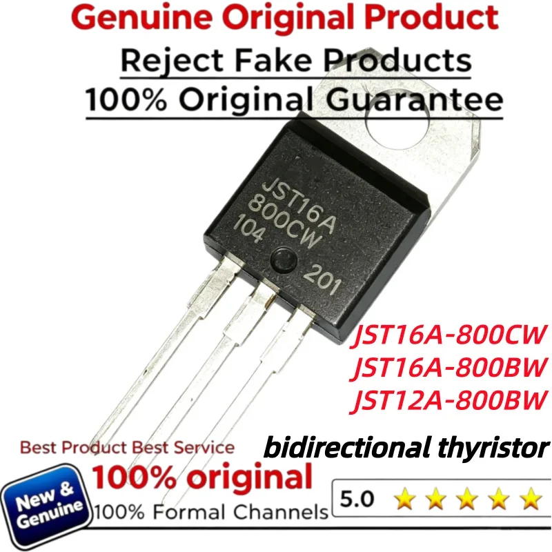 5-10-20pcs 100% New Original JST16A-800CW JST16A-800BW JST12A-800BW Bidirectional Thyristor In Stock Good Quality TO-220