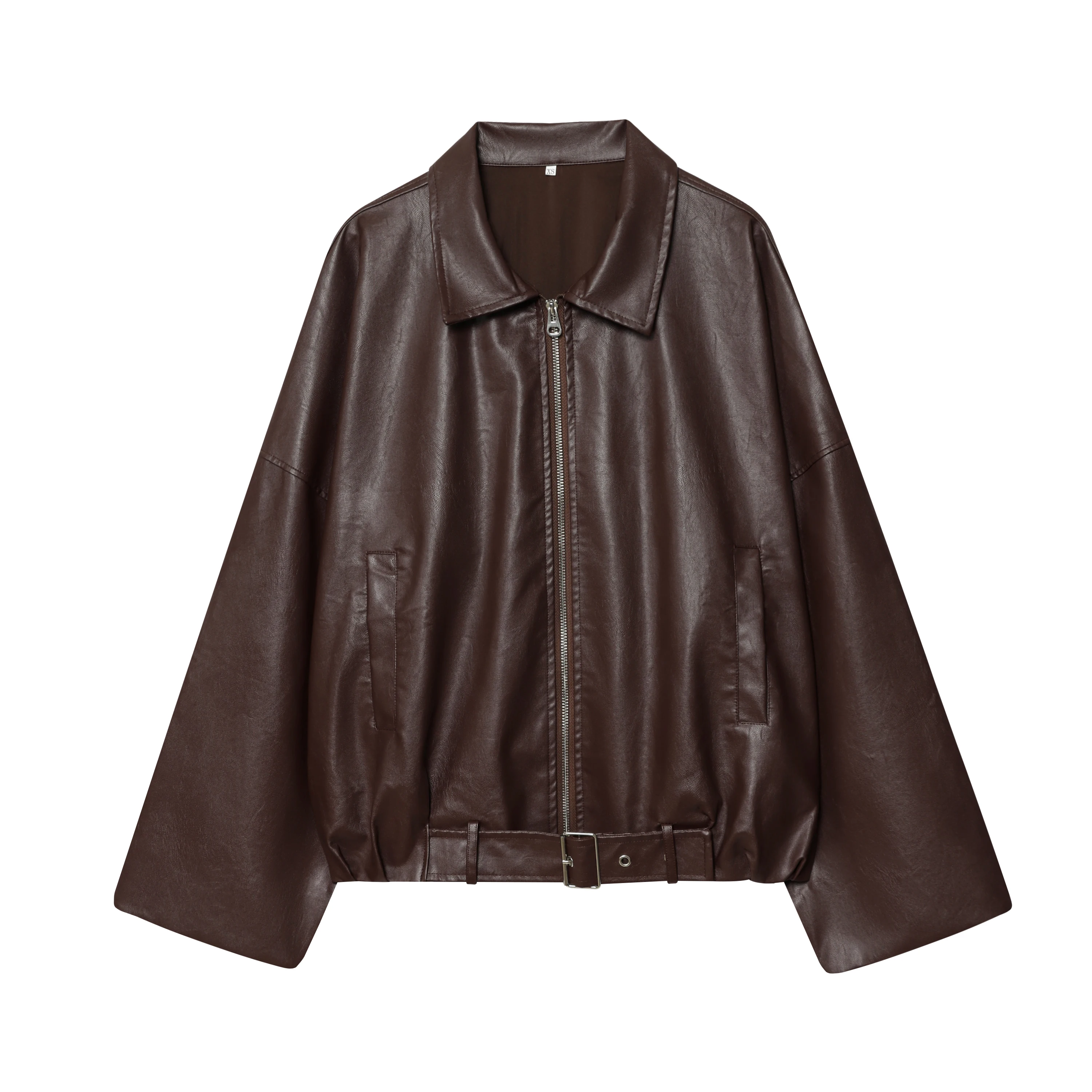 

2025 Fall/Winter New Arrivals: Fashionable Women's Coats Retro Casual Style Women's Jacket Solid Color Lapel Collar Belted Coat