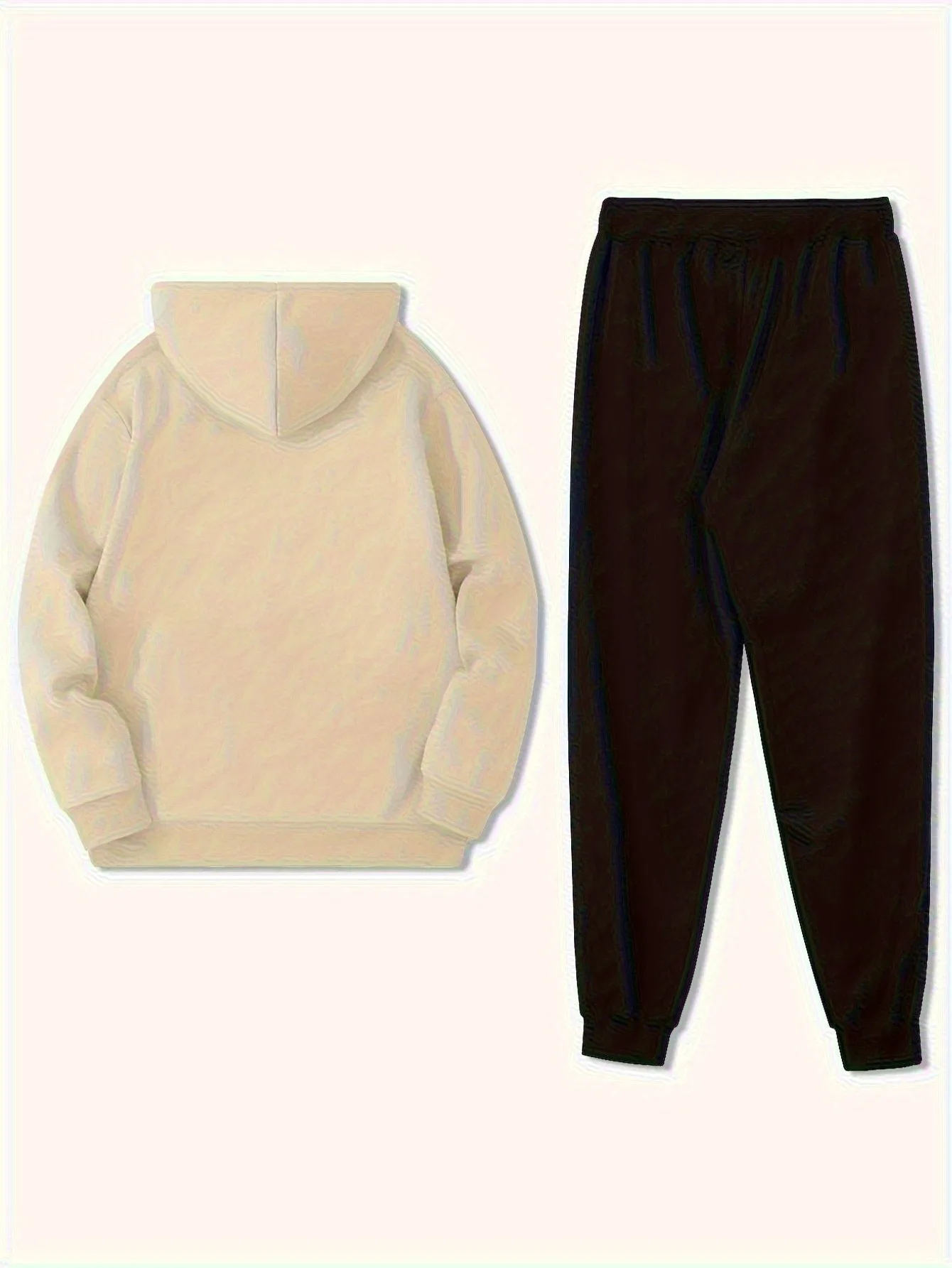 Comfortable Breathable Hooded Casual Fashion Outdoor Street Clothing for Men Round Neck Solid Color Long Sleeve hoodie