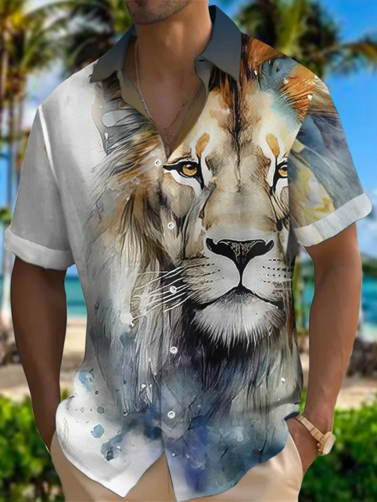 

Мужская 3D цифровая печать ort Sve irt Faionable Youthful Sle Pure Color Pattern Slim Fit Осенняя одежда Обычная тонкая