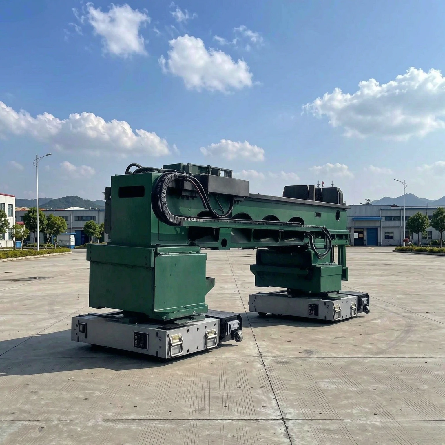 Hot Selling Warehouse Electric Tank Roller Remote Control Electric Machinery Skate Heavy Duty Electric Transfer Trolley