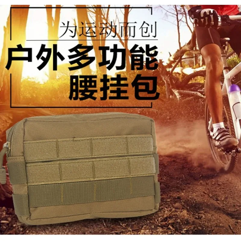 

600D Outdoor EDC Tool Kit, Camouflage Waist Bag Multi functional Change Phone Bag Attachment Commuter Bag