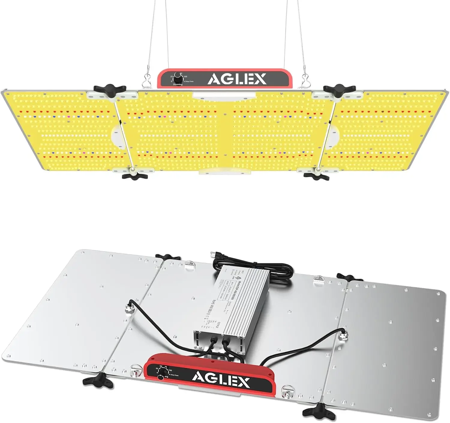 

K4000 LED Grow Light, Grow Light with Daisy Chain & Dimmable, Full Spectrum Plant Grow Lights for Hydroponic Indoor Plants Seedi