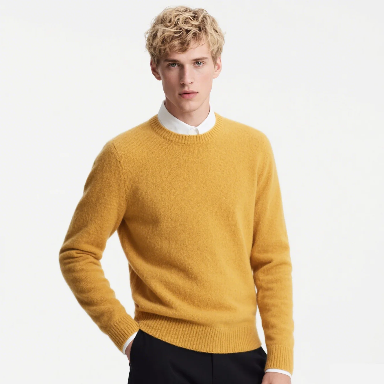 yellow O-Neck