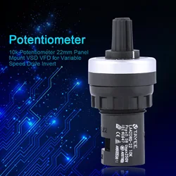 1PC 10k Potentiometer Panel Mount VSD Potentiometer VFD For Variable Speed Drive Invert LA42DWQ-22 potentiometer durable