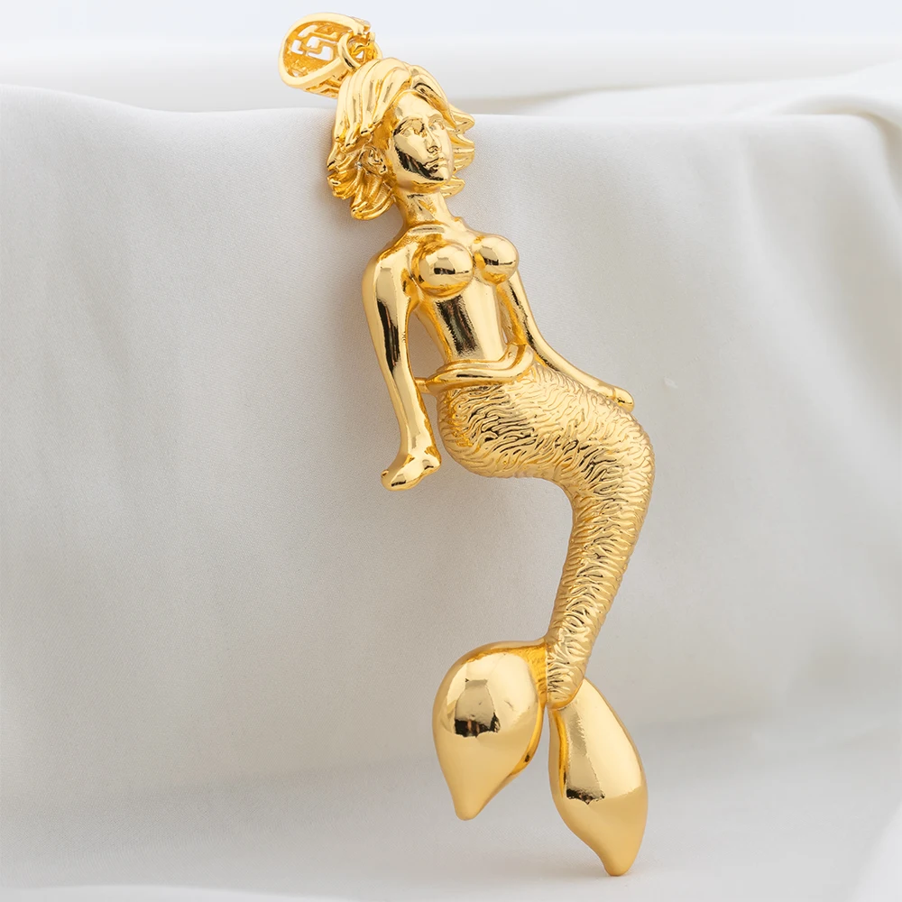 YM Mermaid Pendant 3PCS 40/60/80cm Necklaces Copper 6