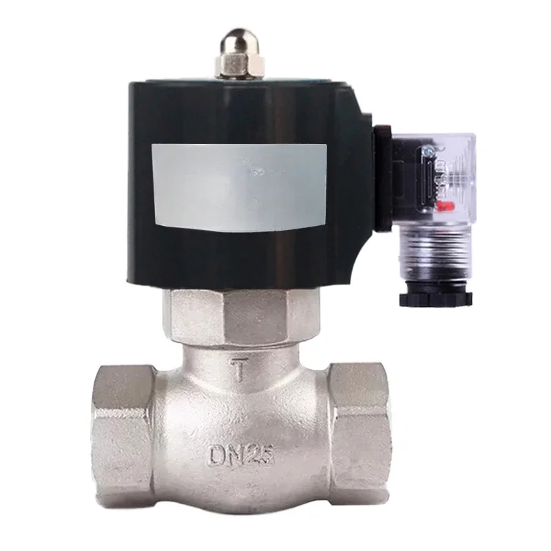 180 deg 16bar high temperature 2 way 12VDC piston steam steam magnetic electric solenoid valve