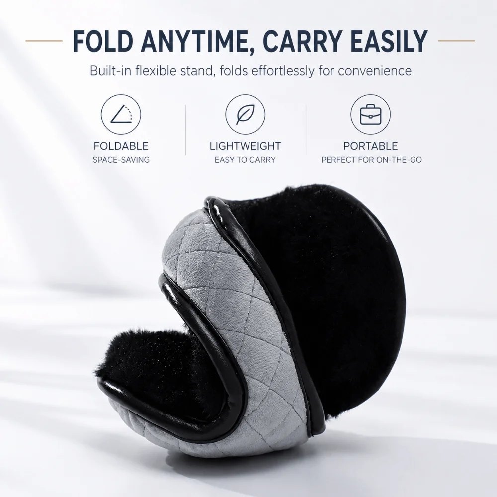 Fashion Warm Winter Earmuffs Folding Soft Earflap Protection Thickened Cold Protection Earmuffs Outdoor