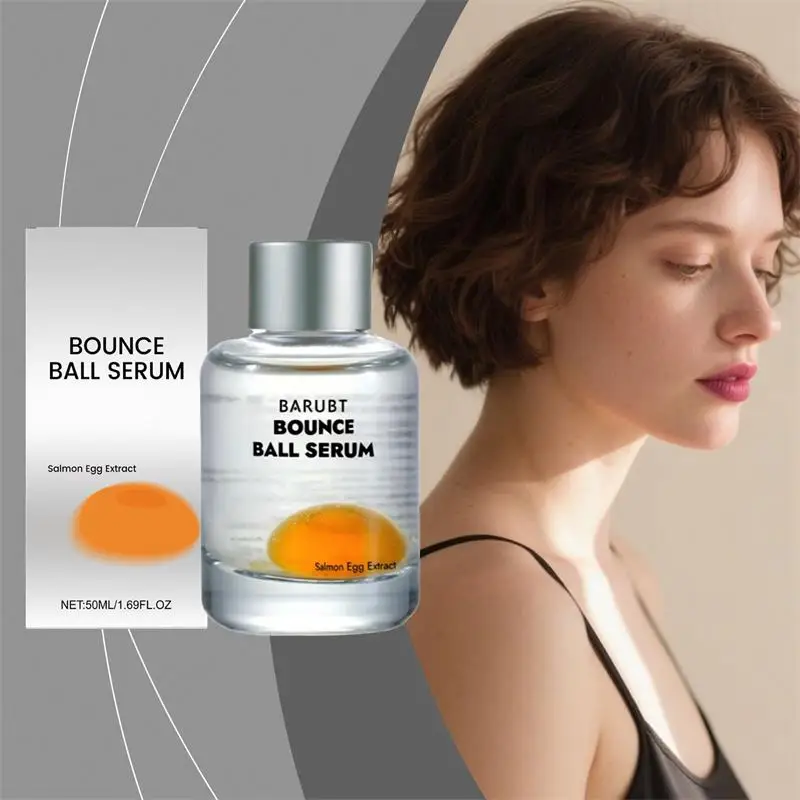 

Сыворотка Barubt Bounce Ball Освежающий увлажняющий крем Улучшает сухую кожу Мягкая кожа Нежная успокаивающая корейская сыворотка для ухода за кожей Типы кожи