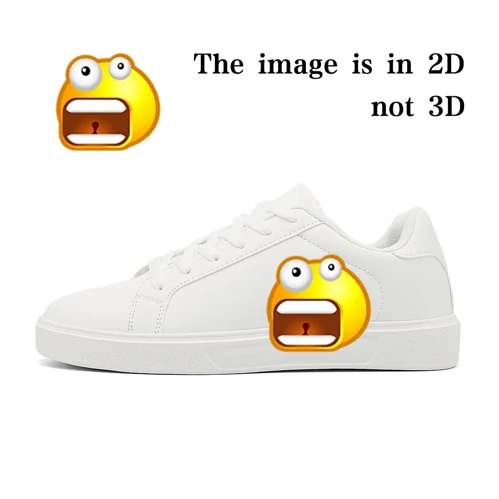 

New sports shoes for men and women, low top lightweight and comfortable running shoes customized white shoes