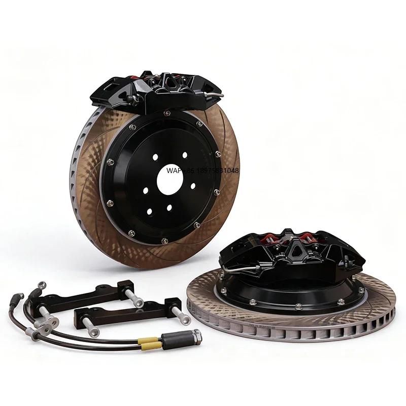 

Wholesale Price Universal 4 Pot ES4 Rear Brake Caliper 4 Piston for 18 19 20 Inch Wheels 345/355/380*28mm Brake Disc