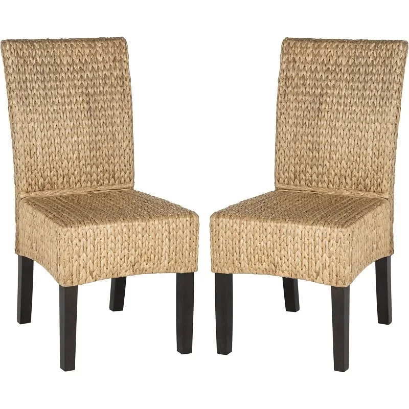 Home Collection Luz Natural Wicker Dining Chair (Set of 2), 18