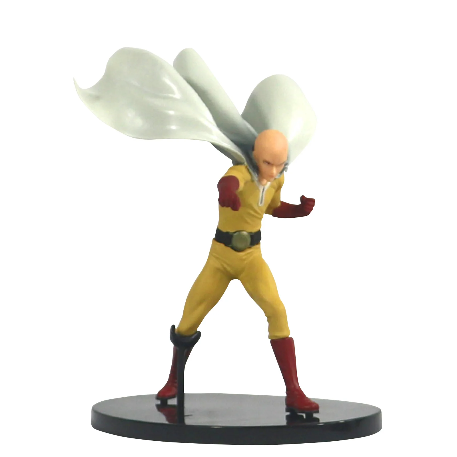 

Anime Saitama Figure Standing Fighting Pose Action Figure PVC Decoration model desktop ornaments Collection child toy Gift 14cm