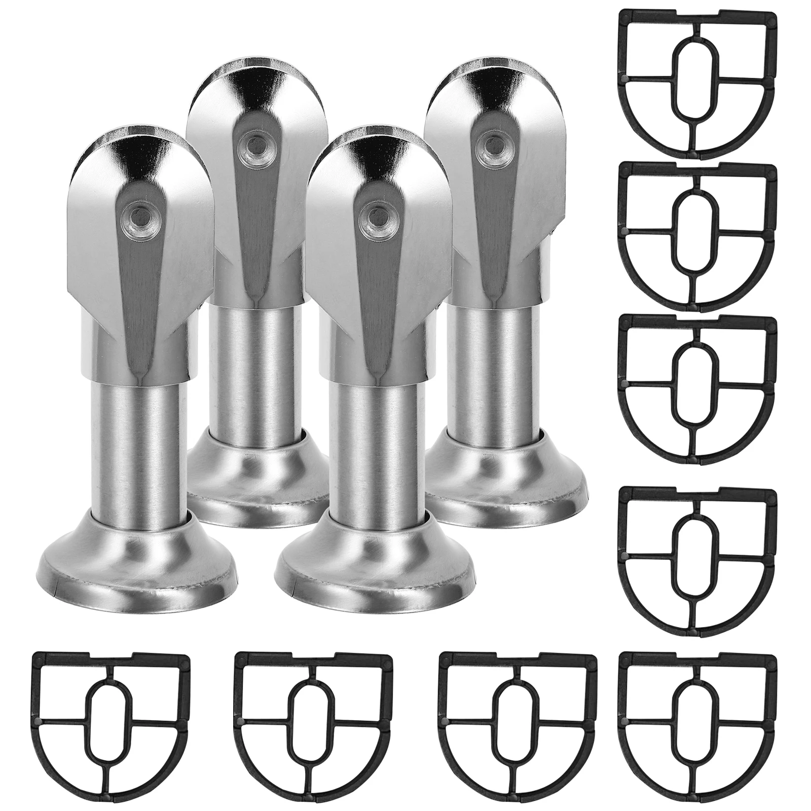 

Stainless Partition Bracket Bathroom Support Feet For Toilet Cubicles Foot 6cm Restroom Support Hardware Fittings Anti Rust