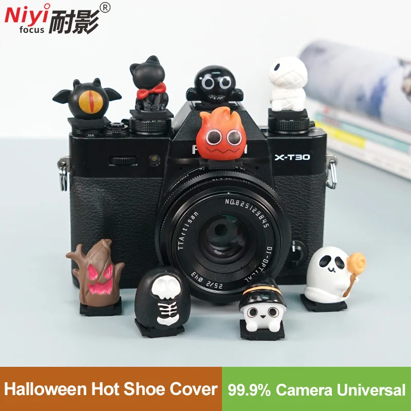 

Halloween Demon Hot Shoe Protection Cover Cute Cartoon canon r50 sony zve10 a6700 fujifilm xm5 Camera photography accessory