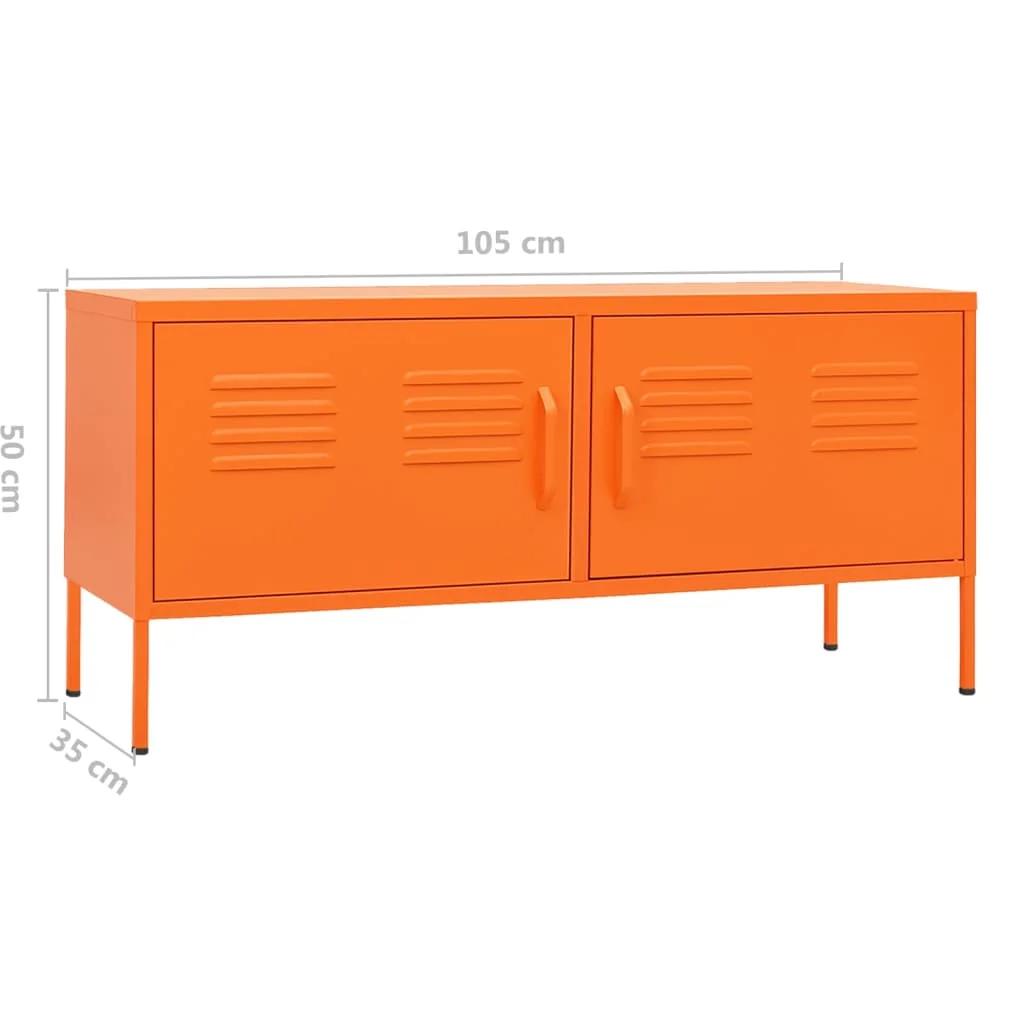 vidaXL TV Stand Orange 41.3