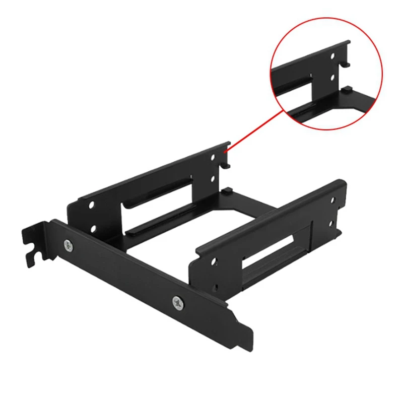 

#22A Consumer Electronics,2 x 2.5 Inch HDD / SSD Mounting Bracket,SSD Mounting Bracket for PCI,black