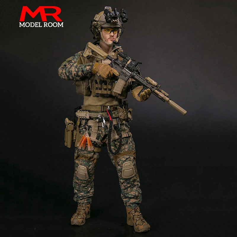 

DAMTOYS DAM 78089 1/6 31st Marine Expeditionary Unit Force Reconnaissance Platoon Soldier Action Figure Full Set Collectible Toy