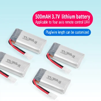 3.7V 160mAh 250mAh 300mAh 500mAh RC Palne Batteria lipo ricaricabile per telecomando FX620 FX820 F22 SU57 Mige530 Aerei