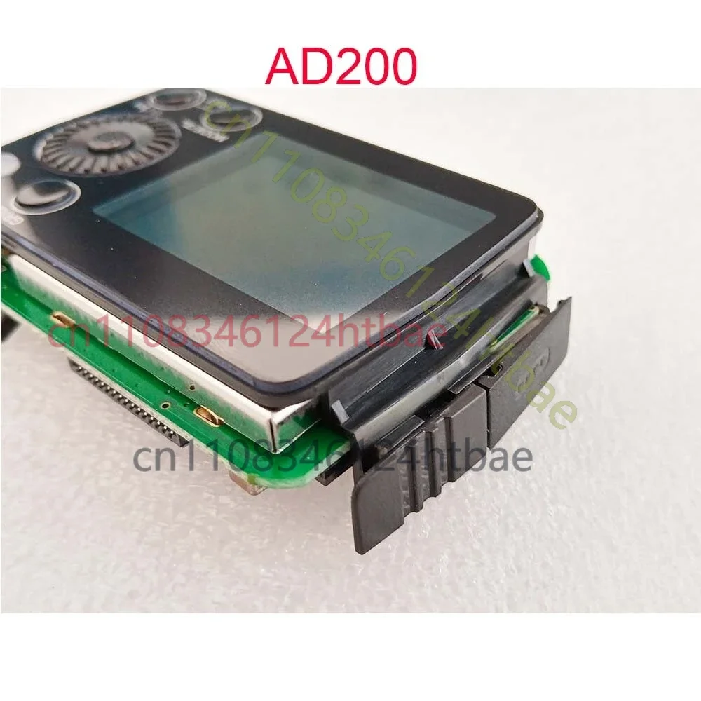 For Godox AD200 Back Control ASSY Mainboard With LCD Screen Button Rubber Flash
