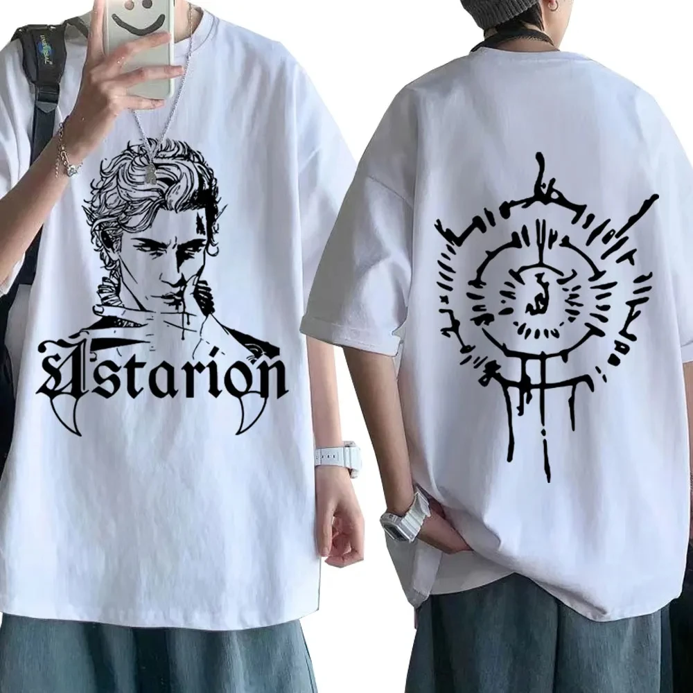 Camiseta gráfica limitada Astarion Baldurs Gate, ropa para hombre, camiseta informal de verano, camiseta de manga corta 100% poliéster, ropa de calle