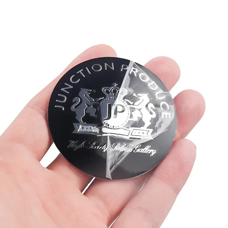

56MM Car Junction Produce JP Badge Covers Stickers Decals Auto Decorative AccessoriesWheel Center Hub Caps Sticker Tire Rim