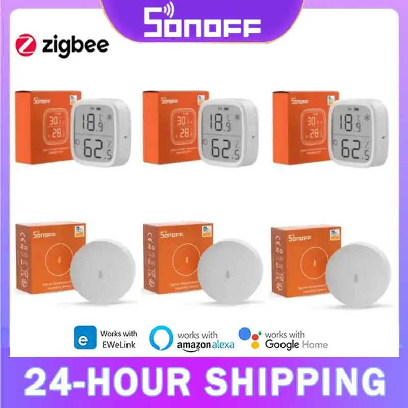 

SONOFF SNZB-02P/02D Датчик температуры и влажности Монитор Zigbee Комплекты автоматизации умного дома Поддержка EWeLink Alexa Google Home