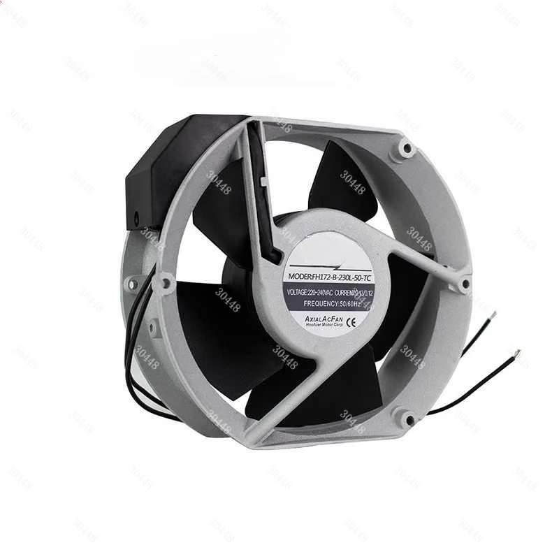 Axial Fan 220V Industrial Cabinet Fan 17055 17250 Distribution Box Cooling Metal Blades