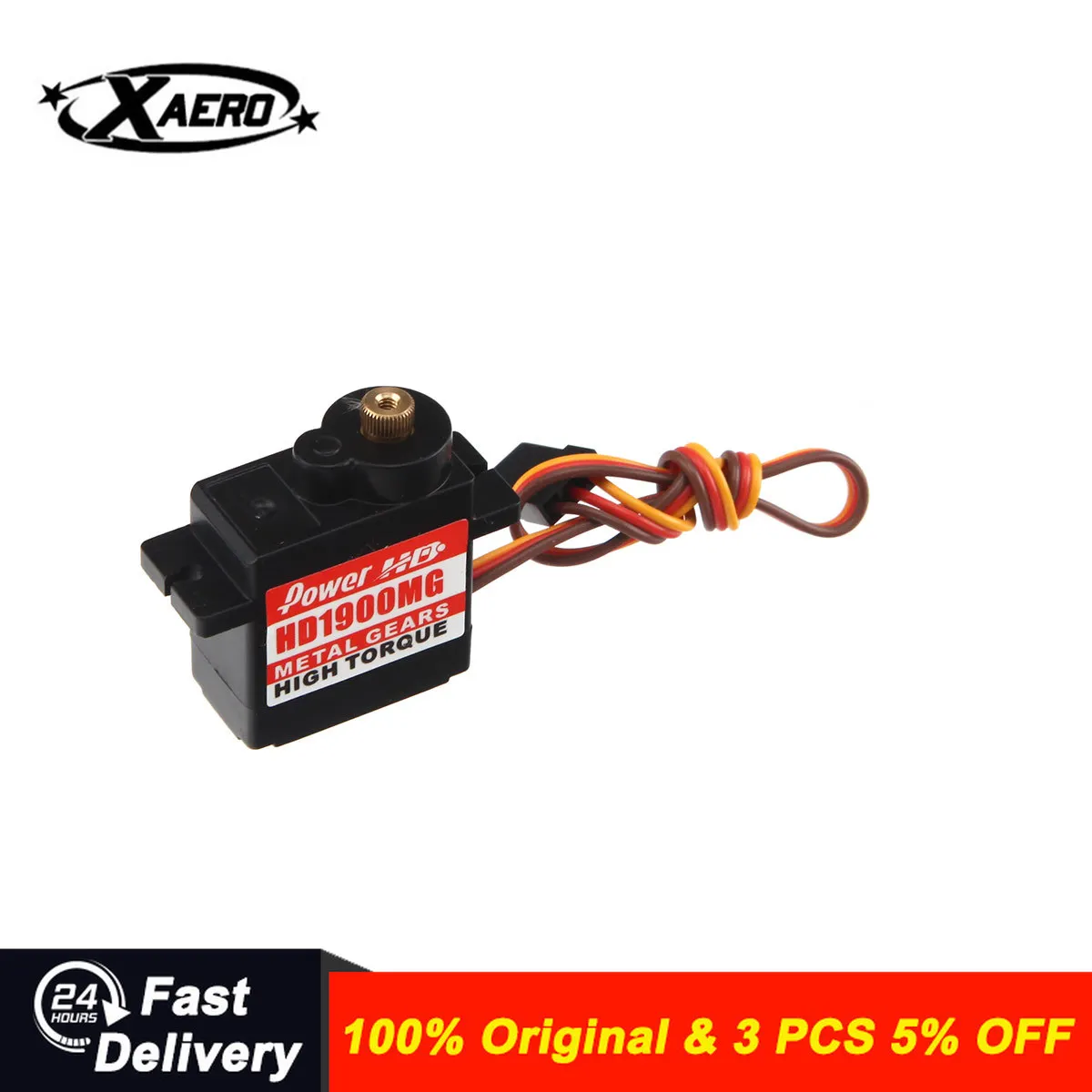 

1PCS Power HD-1900MG Servos Metal Gear High Torque for Atos 450 Helicopter