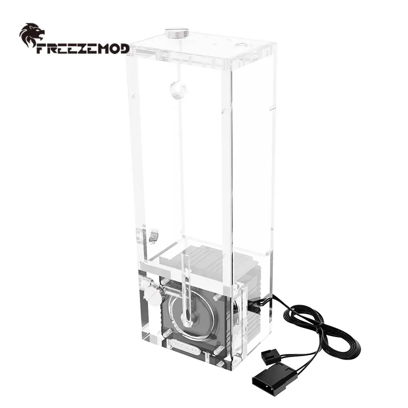 

FREEZEMOD Box Pump AIO Square Shape Reservoir, 650L/H Centrifugal Pump-core / Silent Modular Design, 600ML PUB-EG6-FX-360