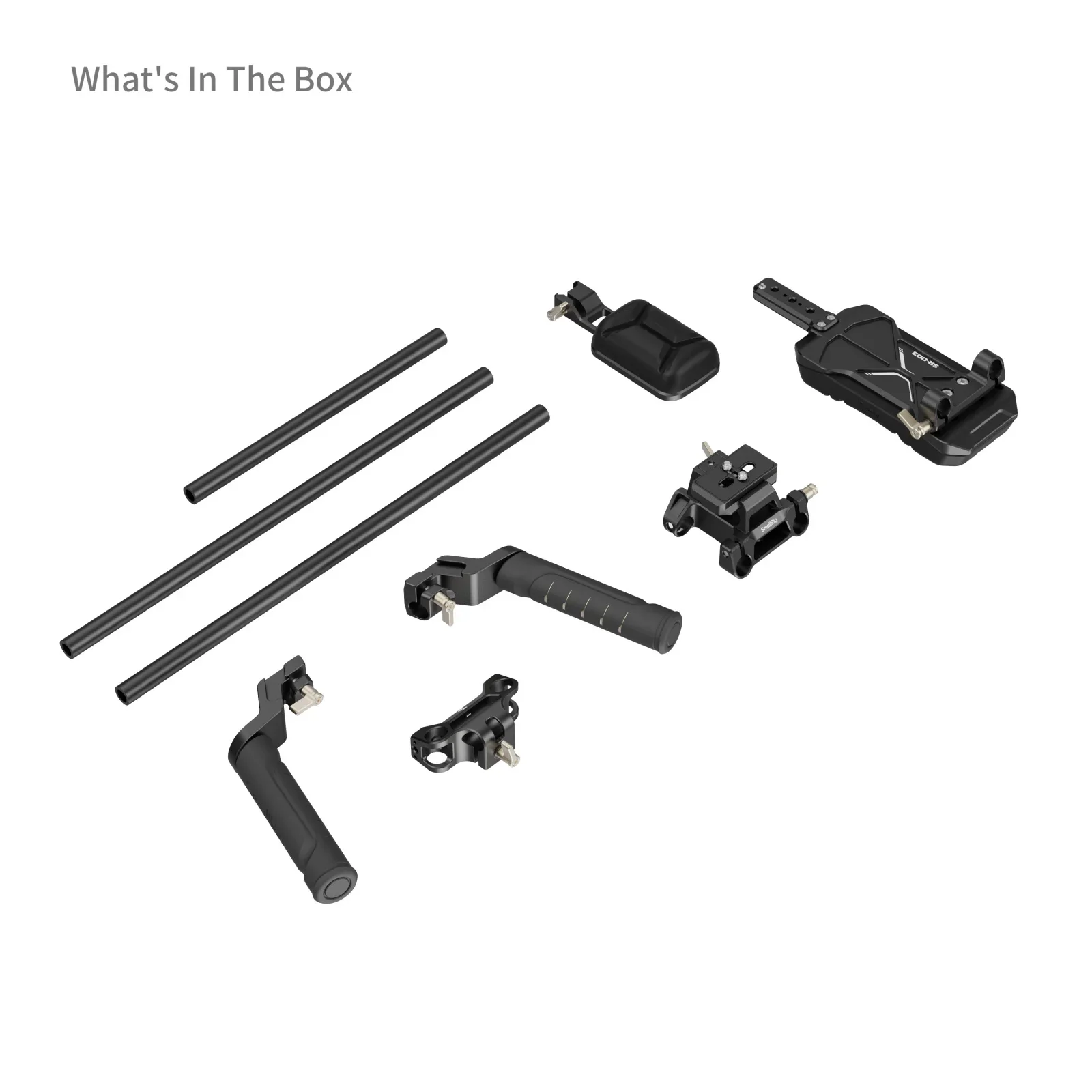 Smallrig Kit Rig bahu, versi klasik dapat disesuaikan desain multi-posisi dengan beberapa lubang berulir untuk Sony/Canon/Panasonic