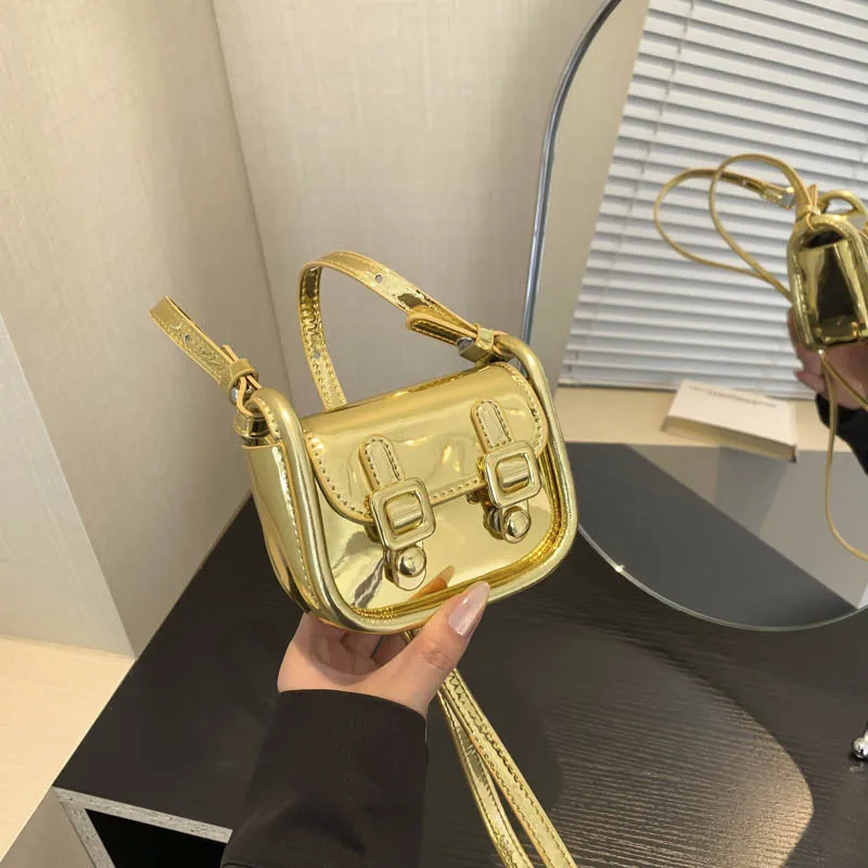 

Нишевая винтажная квадратная сумка 2025 года, повседневная мини-сумка через плечо для губной помады, шикарная через плечо