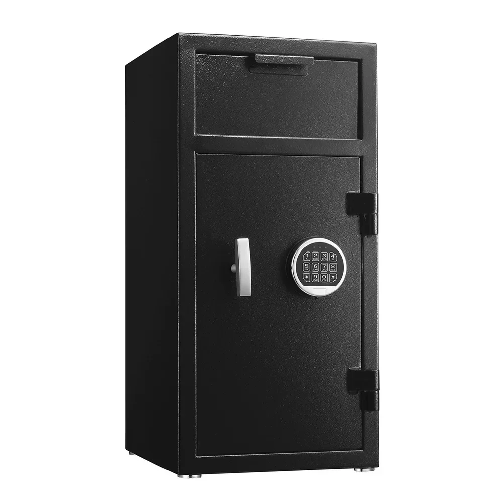 Cassetta di sicurezza con serratura a tastiera digitale di grande capacità, cassetta di sicurezza per l'archiviazione di contanti