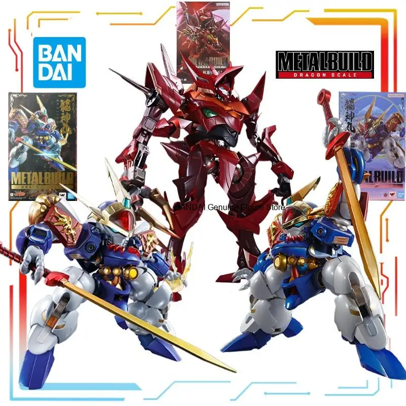 Bandai METAL BUILD Mech Finished Toy Red Lotus Holy Heaven Eight Pole Style Anime Action Figure Model Toys Model Gifts for Boys