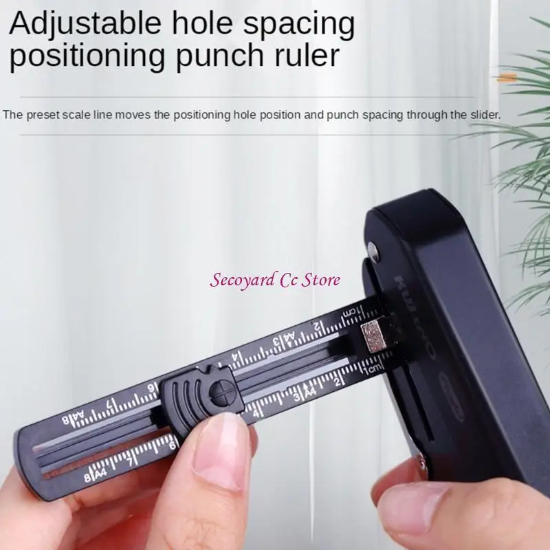 n3uc-pratica-perforatrice-a-singolo-passo-regolabile-15-80-mm-capacita-carta-20-fogli-con-posizionamento-flessibile