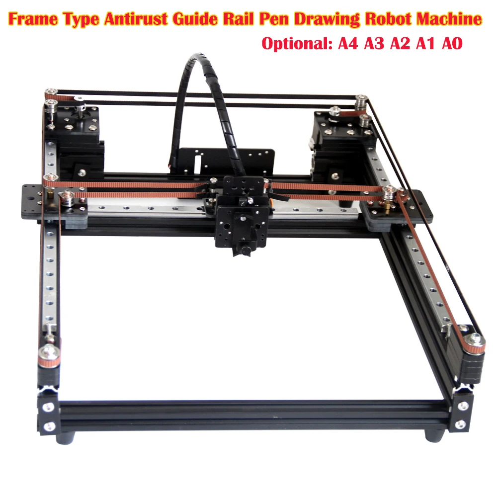 

DIY Disassembled LY Frame Type Antirust Guide Rail Pen Drawing Robot Machine Lettering XY-plotter A4 A3 A2 A1 A0 Size Optional