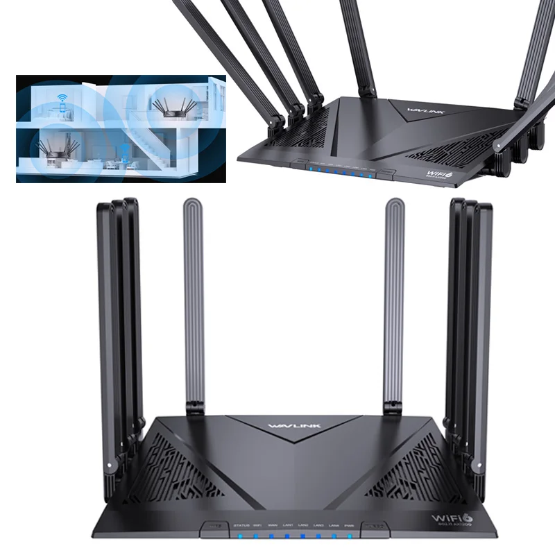 

WIFI6 Wireless Router Network Extender Internet Splitter Adapter wireless signal repeater 2.4G 5G WiFi Repeater network switch
