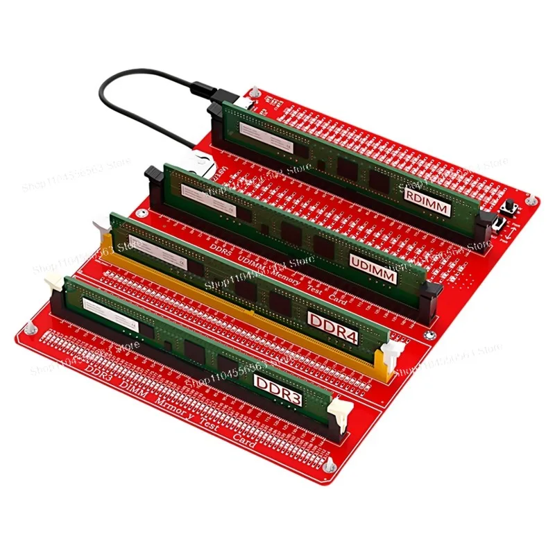 USB-Powered Memory Tester, DDR3/4/5 Compatible with Desktop & Server, PC Fault Diagnosis Tool
