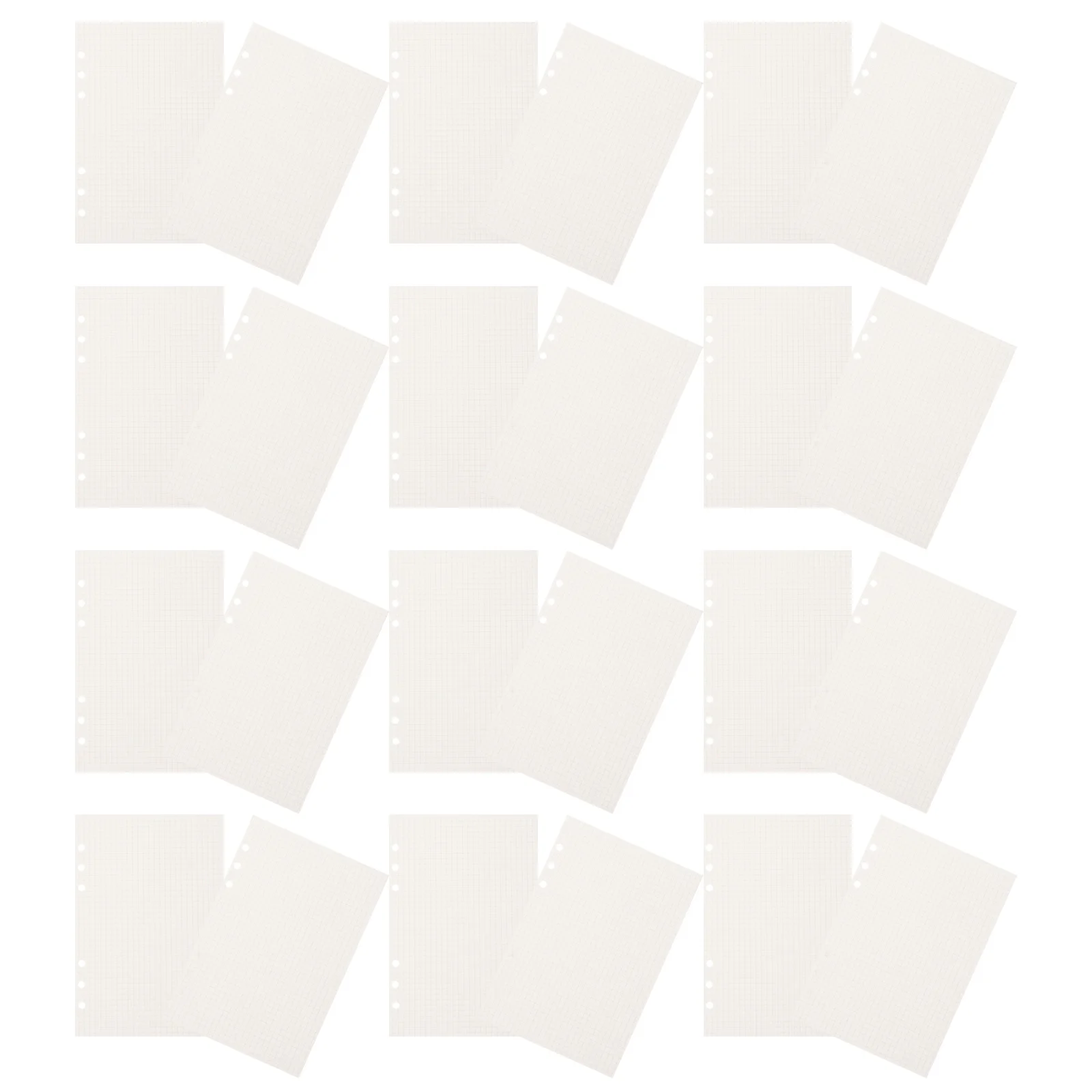 ورق إعادة تعبئة شبكة A5 فضفاضة 45 ورقة إدراج المفكرة سلسة للمس تصميم متعدد الاستخدامات للطلاب الفنانين عمال المكاتب #1