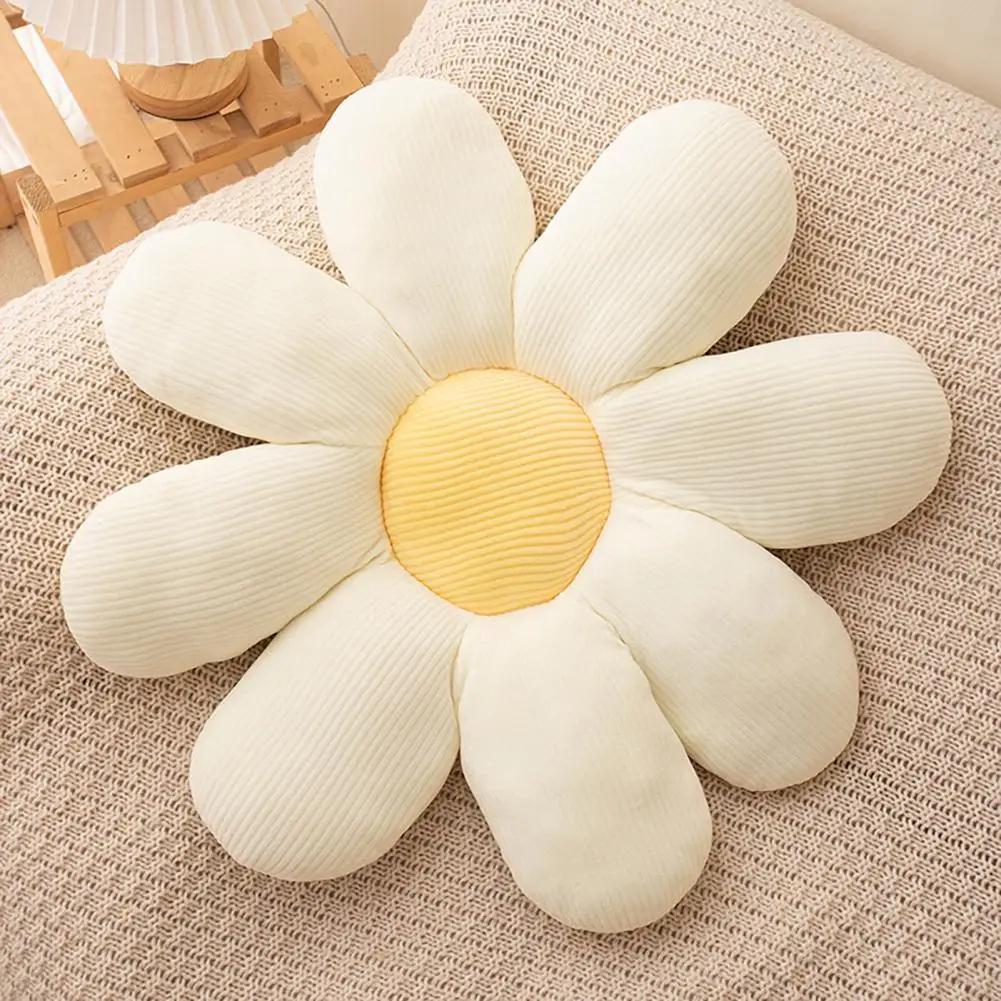 8-petal Petal Cushion Elastic Flower Shaped Pillow with 3 Color Options Supportive Pp Cotton Filling Ideal for Bedroom Room