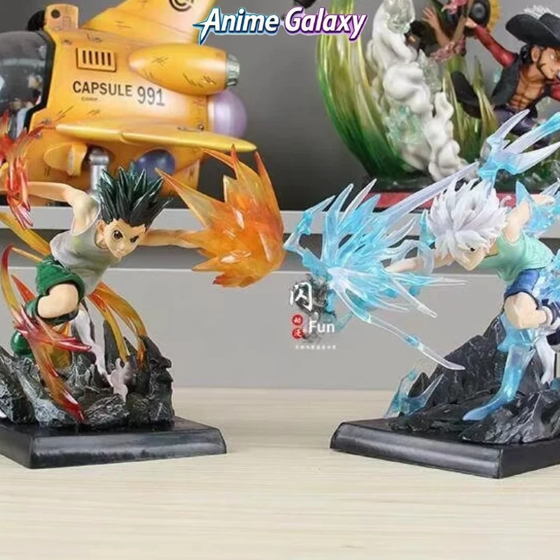 

Hunter X Hunter Gk Killua Zoldyck Gon Freecss Sprint State Scene Figure Anime Model Statue Collection Toy Desktop Decor Gift For