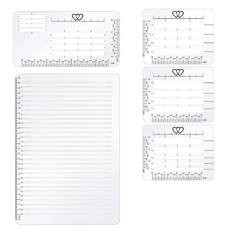 

Набор трафаретов-линейек ABVT-Guide для адресации конвертов и разметки пространства