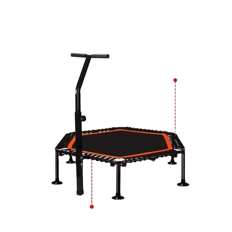 Foam Big Kids Jump Outdoor Trampoline Park Projection Boden Hexagonal Trampoline Stable