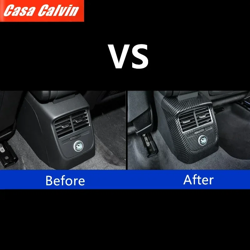 Car AC Outlet Frame Decoration Sticker for Audi A3 8V 2015 2016 2017 2018 2019 Interior Accessories